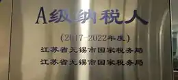 2017—2022年度A级纳税人