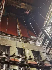 350℃锅炉燃烧器光纤测温项目 · 现场照片 3