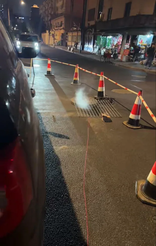 上海城市管道井供热状态监测 · 现场照片 1