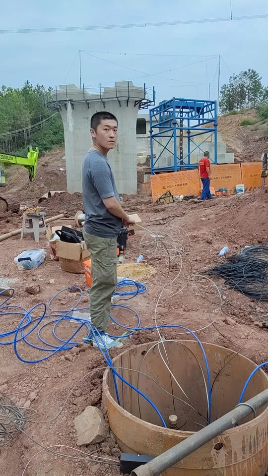 China Railway Major Bridge concrete pile testing · Project photo 3